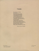 connatus card inside poem by Florence Goodman